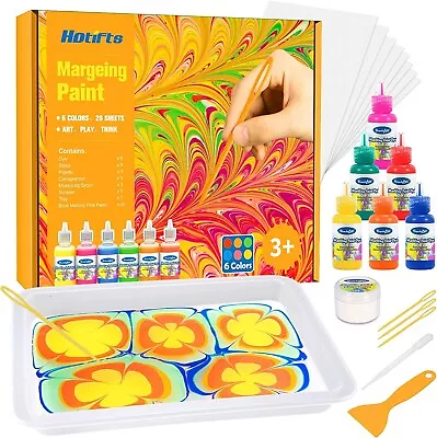 Toys For 4 5 6 7 8 Year Old Girls Boys Marbling Art Paint Craft Kits • £14.99