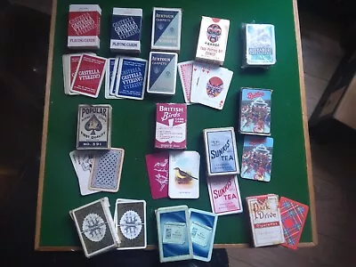 Job Lot Of Vintage Playing Cards 12 Packs Complete  ( See Main Description ) • £10
