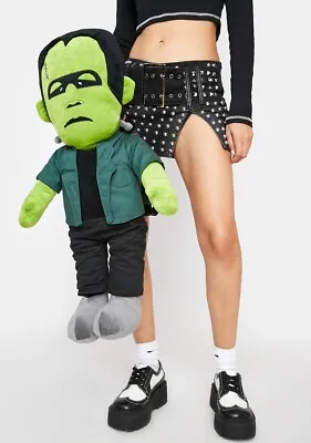 NWT Dolls Kill X Universal Monsters Frankenstein Halloween BACKPACK Pillow BAG • $78