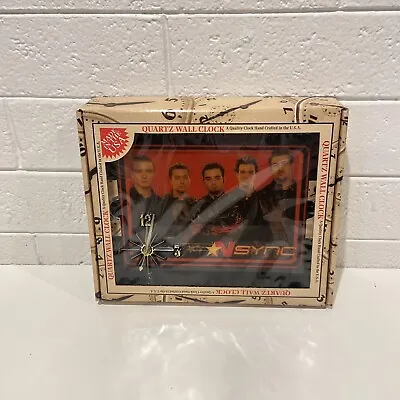 Vintage Nsync Quartz Wall Clock Made In USA Y2K • $23