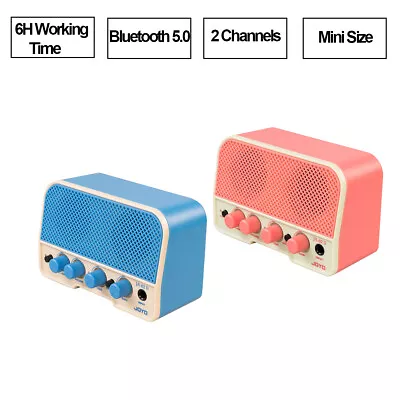 JOYO Bluetooth 5.0 Mini Guitar Amplifier Electric Amp 5W Rechargeable 2 Channels • $26.63