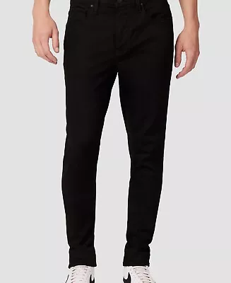 Hudson Men's Zev Skinny Distressed Jeans Black Hancock 32 Reg • $22.47