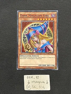 Yugioh - Dark Magician Girl - YGLD-ENA04 - Common - 1st Edition - NM • $4.70