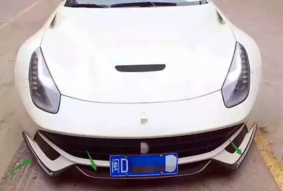 Real Carbon Fiber Front Bumper Lower Guard Trim For Ferrari F12 Berlinetta 2013 • $1666.16