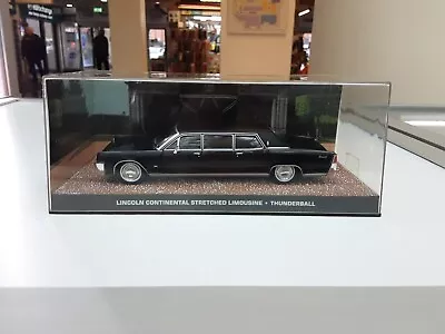 LINCOLN CONTINENTAL STRETCHED LIMOUSINE 007 Collection Model THUNDERBALL DieCast • £10.99