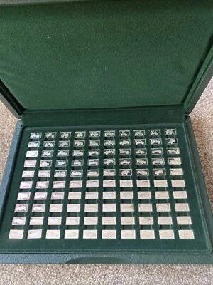 £175 • Buy 1975 John Pinches The 100 Greatest Cars Silver Miniature Collection .925 Ingots