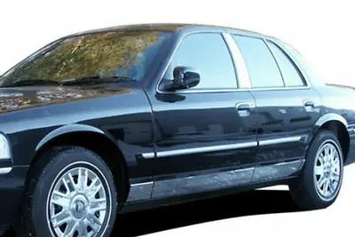 1998-2011 Mercury Grand Marquis LS Sedan 8Pc Rocker Panel Molding Trim 5  BW • $223.49