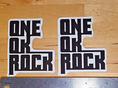 2 ONE OK ROCK Band Logo Stickers 2 1/2   Vinyl Decal Free Shipping • $4