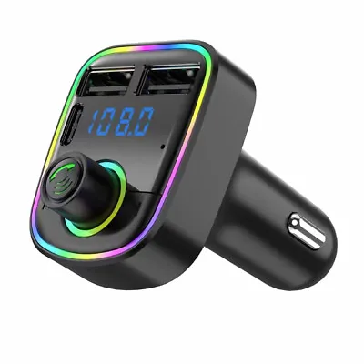 Bluetooth Car FM Transmitter MP3 Player Wireless Radio Adapter Kit USB Charger • $7.90