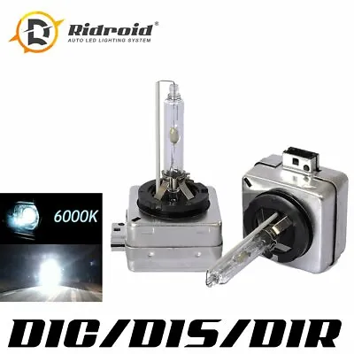 2 X D1C D1S D1R 6000K White HID Xenon Headlight Light Bulbs OEM Replacement • $13.98