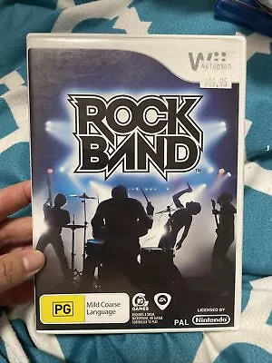 Wii Rock Band GAME (Nintendo Wii PAL) VG • $7.99