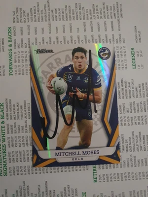 $11.99 • Buy 2023 Nrl Traders Signed Parramatta Eels Parellel Mitch Moses