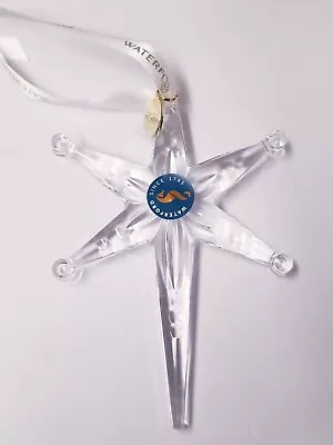 $62.69 • Buy Waterford 2022 Annual Crystal Snowstar Ornament Satin Ribbon