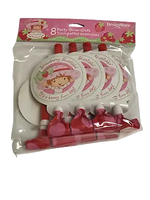 Strawberry Shortcake Party Blowers Blow-outs - Party Supplies   • $8.75