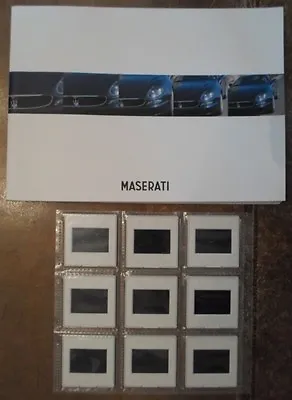 MASERATI RANGE 1998 Prestige Media Brochure + Slides - 3200 GT Quattroporte Evo • $31.07