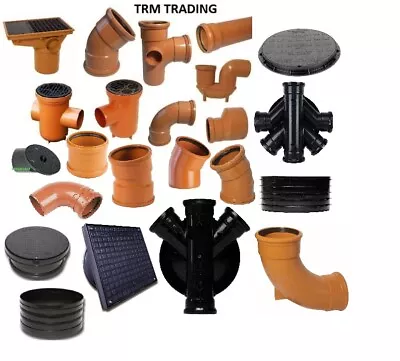 Underground Drainage 110mm Pipe & Fittings BendsTraps & More Available    • £61.99