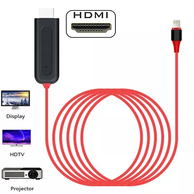 8 Pin To HDMI Adapter 1080P HD Display Video Cable For IPhone 14 13 12 11 XR 8 7 • $9.79