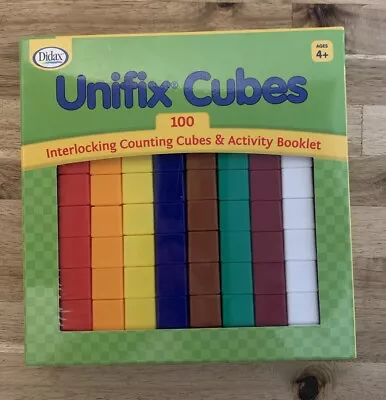 Unifix Cubes 100 Interlocking Counting Cubes & Activity Booklet • £11.57