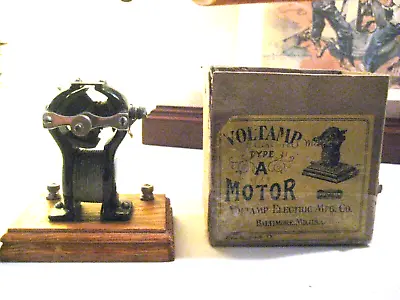 Antique Toy Voltamp Electric Motor - 1906 • $650