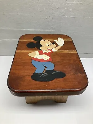 Vintage Mickey Mouse Step Stool/bench Seat • $74.99