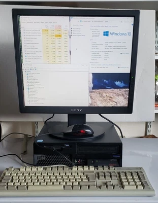 £50 • Buy IBM Lenovo PC, Pentium D 2.8 GHz, Win 10 PRO / Win 7 PRO 32bit, 2GB RAM, 80GB HD