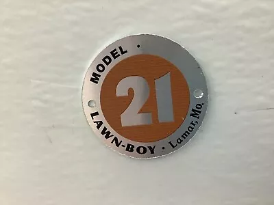 Vintage Lawn Boy Metal ID Tag 21  • $29.99