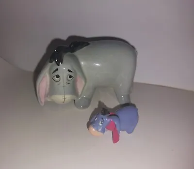 $12.99 • Buy Vtg Beswick England Disney Eeyore Figurine Plus Miniature Plastic Eeyore Donkey