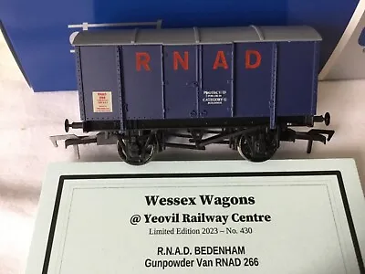 Wessex Wagons Dapol RNAD Bedenham Gunpowder Van. Limited Edition. • £32