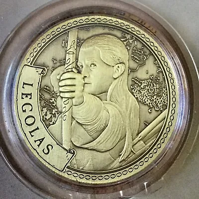 Legolas Lord Of The Rings 38mm Collectors Coin In Capsule • £17.95