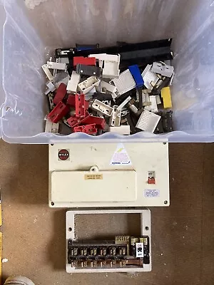 £60 • Buy Vintage Wylex Bakelite Fuse Board Boxes Plus Fuses And Carriers Etc Job Lot