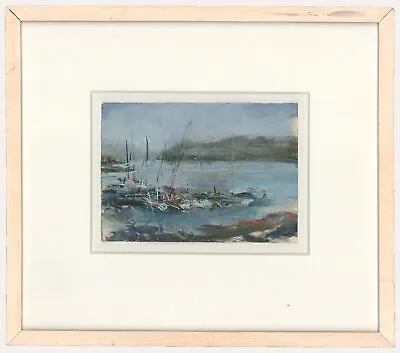Jamie Boyd (b.1981) - Contemporary Oil Study Of Falmouth • £175