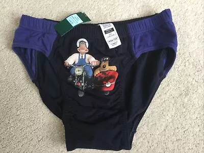 Marks & Spencer Mens Briefs Size Medium-Euro 3 New Navy Wallace And  Gromit BNWT • £6.99