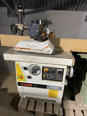 £3750 • Buy SCM T110i Tilting Spindle Moulder And Steff Power Feed