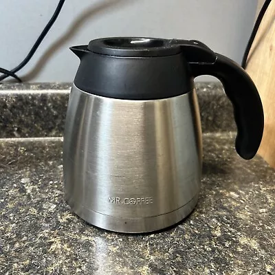 Mr Coffee Thermal Insulated Stainless Steel Carafe 52 Oz. Pot 6.5” Tall • $9.99