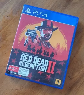 Playstation 4 Ps4 Game Red Dead Redemption II 2 - As New Condition Disc • $35