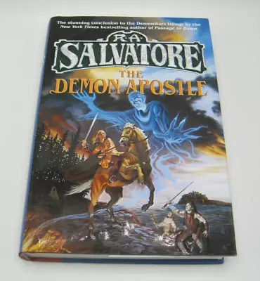 The Demon Apostle Demonwars Saga By R A Salvatore Hardcover 1st/2nd SIGNED • $59.95