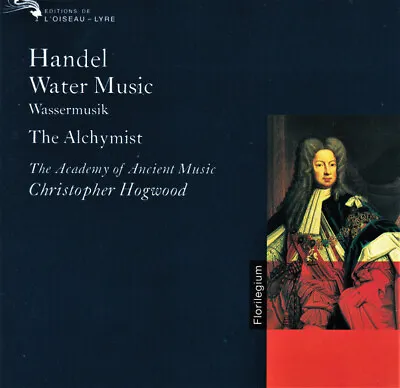 Handel - The Academy Of Ancient Music Christopher Hogwood ‎– Water Music CD • £12.74
