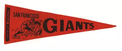 Original Vintage Bazooka San Francisco Giants Baseball Felt Pennant  A4193 • $24