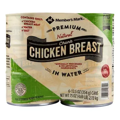 Member'S Mark Premium Chunk Chicken Breast (12.5 Oz. 6 Ct.) • $19.47