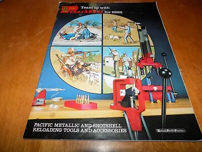 PACIFIC METALLIC CARTRIDGE SHOTSHELL LOADING Reloading 1982 BROCHURE BOOKLET • $17.95