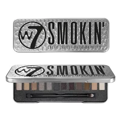 W7 Smokin' Shades Eye Colour Palette - 12 Shades • £5.75