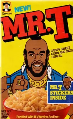 Mr T Cereal 1980s Front Cover Image Fridge Refrigerator Magnet 2 X 3 Rigid • $5