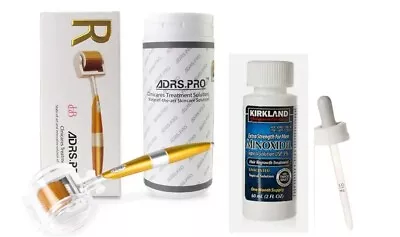 Kirkland Minoxidil 5% Extra Strength 1 To 6 Months Supply✅W Derma Roller 0.5MM • $16.99