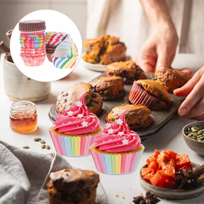  500 Pcs Cake Base Mini Cupcake Liners Muffin Wrappers Baking Cups Lining • £12.99