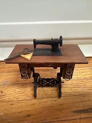 Vintage  Sewing Machine Dollhouse Miniature • $24.95