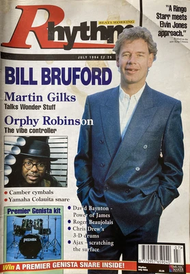 £0.99 • Buy Bill Bruford Rhythm Magazine July 1994 Bill Bruford Cover With More Inside Uk