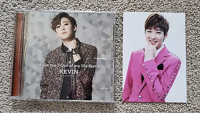 U-KISS Kevin Japan Single Album Make Me Out Of My Life CD DVD + Official Photo • $10