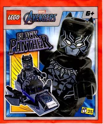 LEGO - Marvel Avengers - Black Panther With Jet Paper Bag Set 242316 New - Sh807 • £5.99