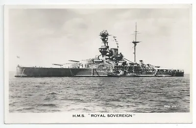 £10 • Buy HMS ROYAL SOVEREIGN Revenge / R-class Battleship Royal Navy Unused RP PC