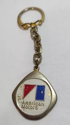 Vintage AMERICAN MOTORS Keychain Emblem Logo Key Ring Metal  • $10